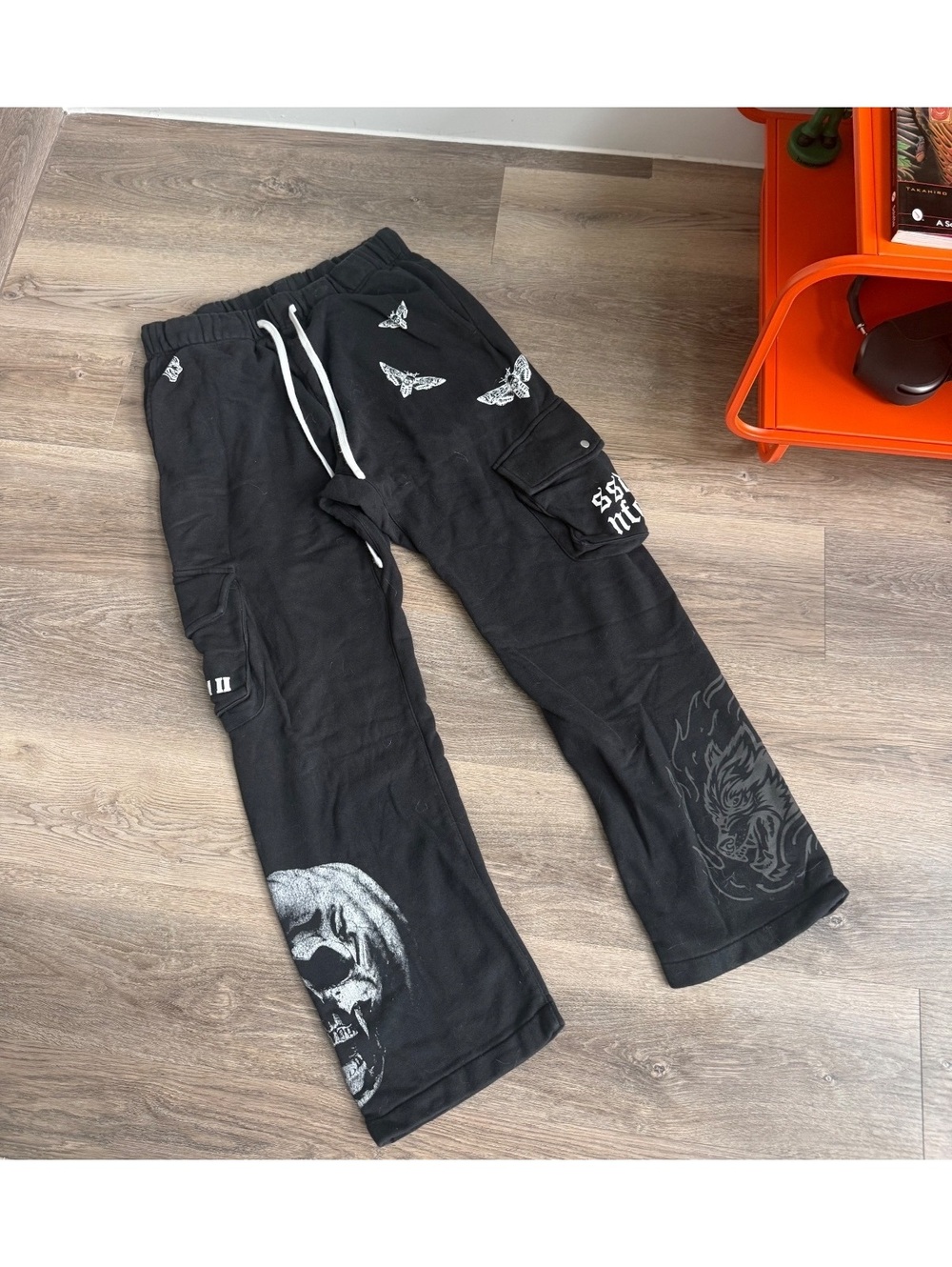 Darc Sport Halloween II Limited Edition Black Graphic Sweatpants with Pockets